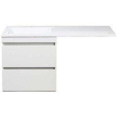 Тумба под раковину Style Line ElFante Даллас 120 подвесная белый СС-00000469