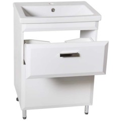 Комплект мебели Style Line ElFante Лотос 60 напольный белый
