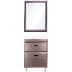 Тумба с раковиной Style Line ElFante Лотос 60 напольная венге