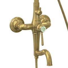Душевая система Bennberg 160717 Bronze White Crystal