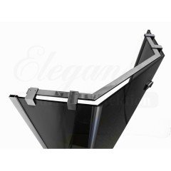 Душевой угол Elegansa Trapez GR (311) 80x80