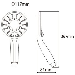 Ручной душ Gllon S09221 LED