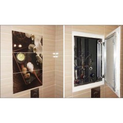 Люк под плитку Практика Евроформат ЕТР 600x600
