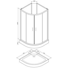 Душевая кабина Am.Pm Joy W85C-001-090GT