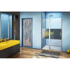 Душевая дверь GooDDooR Fantasy WTW-110-F-CH