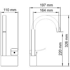 Смеситель для кухни WasserKRAFT Aller White 1067WHITE