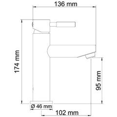 Смеситель для раковины WasserKRAFT Main 4104