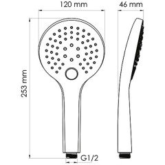 Ручной душ WasserKRAFT A078