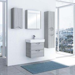 Зеркало-шкаф Акватон Сильва 60 дуб фьорд 1A216202SIW60