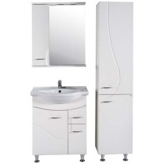 Тумба с раковиной ASB-Mebel Альфа 65 белый ясень
