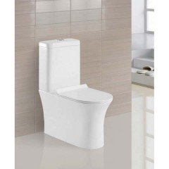 Унитаз BelBagno Ancona BB1224CPR-P+BB1224T+BB2011SC безободковый