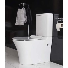 Унитаз BelBagno Deluca BB343CPR+BB343T+BB2011SC безободковый