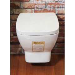 Унитаз подвесной BelBagno Lago BB128CH+BB128SC