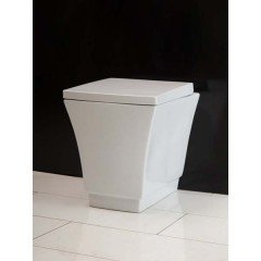 Унитаз приставной BelBagno Regina BB104CB+BB104SC безободковый