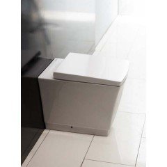 Унитаз приставной BelBagno Regina BB104CB+BB104SC безободковый