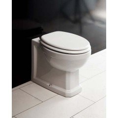 Унитаз приставной BelBagno Trevi BB135CBL+BB135SCM-CRM