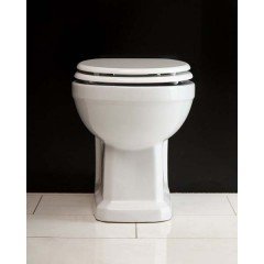 Унитаз приставной BelBagno Trevi BB135CBL+BB135SCM-CRM