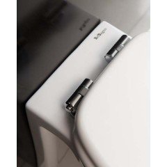 Унитаз приставной BelBagno Trevi BB135CBL+BB135SCM-CRM