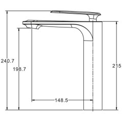 Смеситель для раковины BelBagno Gello GEL-LMC-CRM