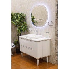 Тумба с раковиной BelBagno Radice 100 tortora opaco