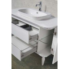 Тумба под раковину BelBagno Radice 120 bianco lucido BB1200DRC/BL