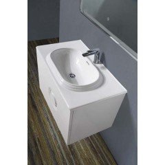 Тумба с раковиной BelBagno Onda 80 bianco lucido