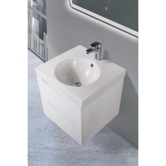 Тумба с раковиной BelBagno Fly 50 bianco lucido