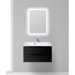 Тумба под раковину BelBagno Marino 80 nero lucido MARINO-800-2C-SO-NL-P