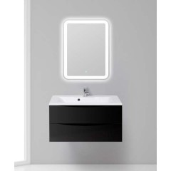 Тумба под раковину BelBagno Marino 90 nero lucido MARINO-900-2C-SO-NL-P