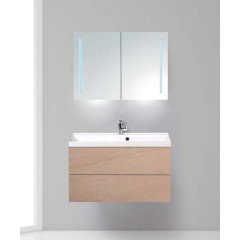 Тумба с раковиной BelBagno Regina 90 rosso basalto