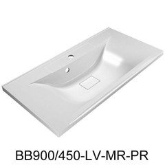 Тумба с раковиной BelBagno Regina 90 rosso basalto