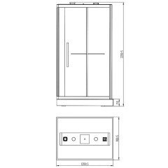 Душевая кабина Orans Basic+ SR-86159 R