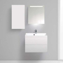 Шкаф подвесной BelBagno Regina 40 bianco opaco REGINA-750-1A-SC-BO-P-BLUM-L