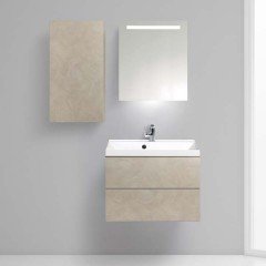 Шкаф подвесной BelBagno Regina 40 stucco veneziano REGINA-750-1A-SC-SV-BLUM-L