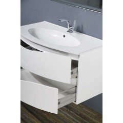 Тумба с раковиной BelBagno Smile 90 tortora opaco