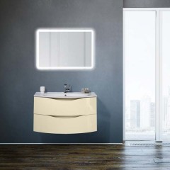 Тумба с раковиной BelBagno Smile 100 tortora opaco