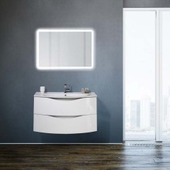 Тумба под раковину BelBagno Smile 100 bianco lucido BB1000TVC/BL