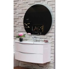 Тумба под раковину BelBagno Smile 100 bianco lucido BB1000TVC/BL