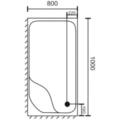 Поддон акриловый Royal Bath RB8100BP L