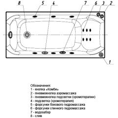 Ванна акриловая Aquatek Альфа 170