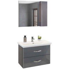 Тумба с раковиной Comforty Рим 80 серый