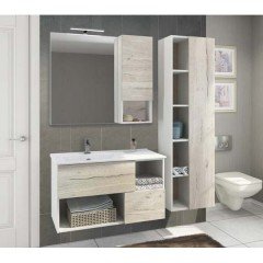 Комплект мебели Comforty Ганновер 90 дуб дымчатый
