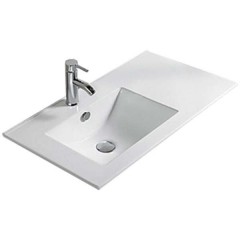Тумба с раковиной Comforty Ганновер 90 дуб дымчатый