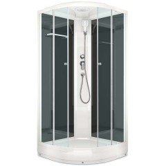 Душевая кабина Domani-Spa Delight 110 прозрачная/чёрная DS01D110LBCl00