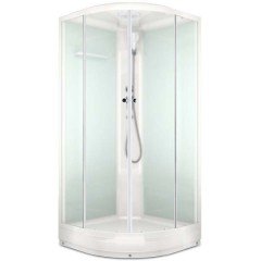 Душевая кабина Domani-Spa Delight 110 матовая/белая DS01D110LWM00