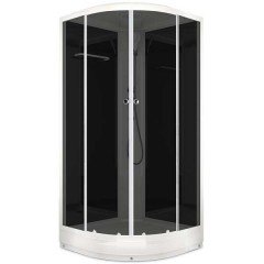 Душевая кабина Domani-Spa Delight 110 тонированная/чёрная DS01D110LBT00