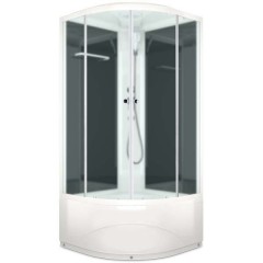 Душевая кабина Domani-Spa Delight 88 high матовая/чёрная DS01D88HBM00