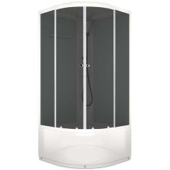 Душевая кабина Domani-Spa Delight 88 high тонированная/белая DS01D88HWT00