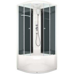 Душевая кабина Domani-Spa Delight 110 high прозрачная/чёрная DS01D110HBCl00