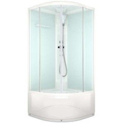 Душевая кабина Domani-Spa Delight 110 high матовая/белая DS01D110HWM00